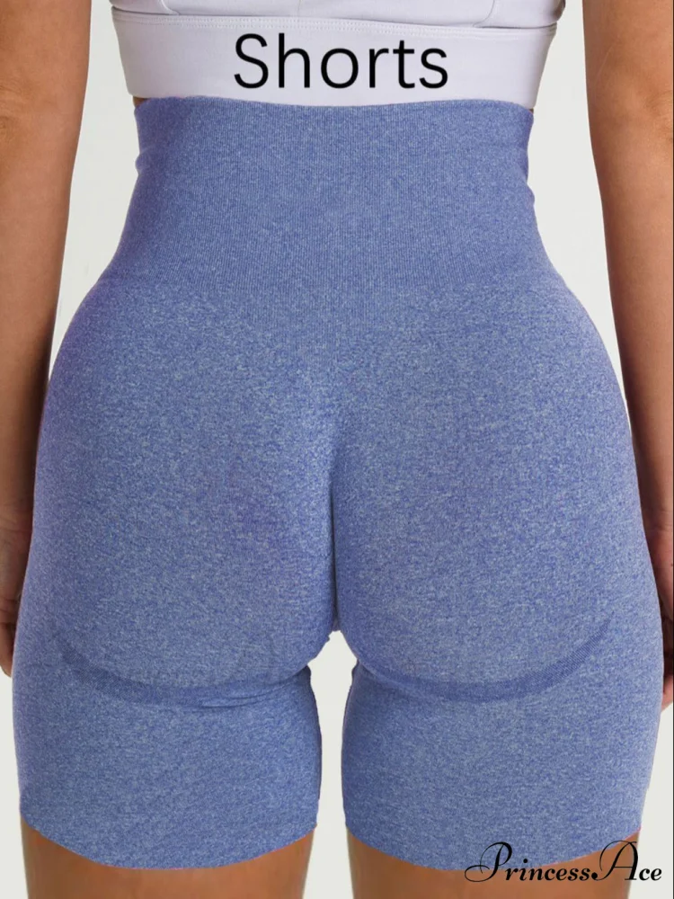 Sport Slim Shorts Seamless Leggings - Image 23
