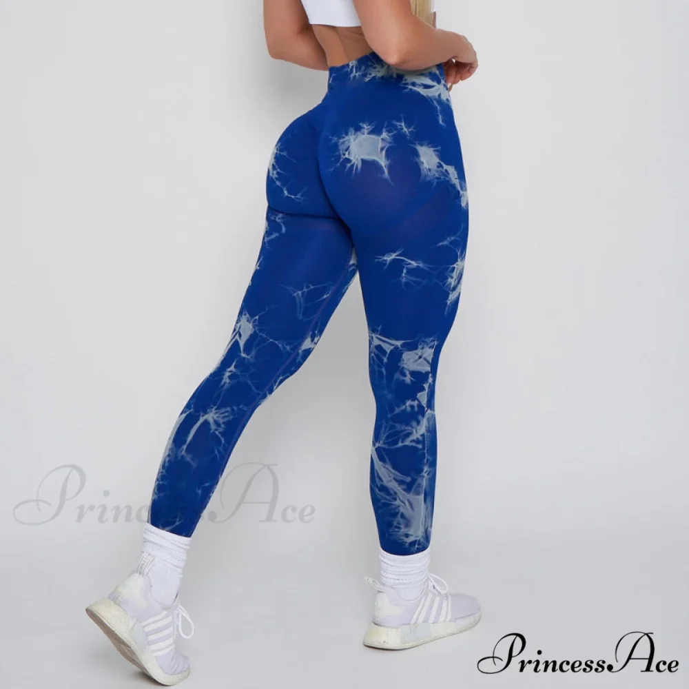New Lightning Marble Scrunch Butt Leggings - Image 2