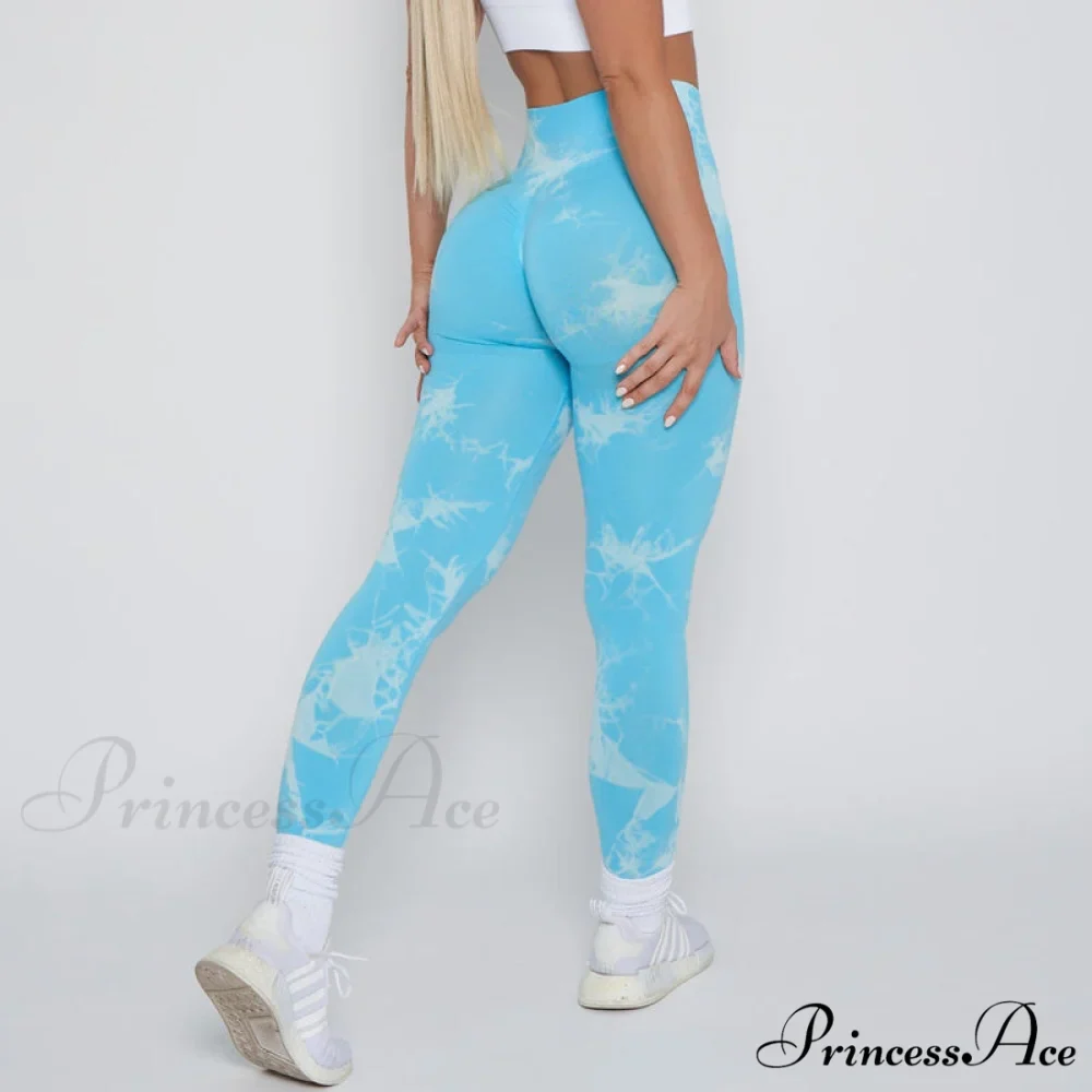 New Lightning Marble Scrunch Butt Leggings - Image 24