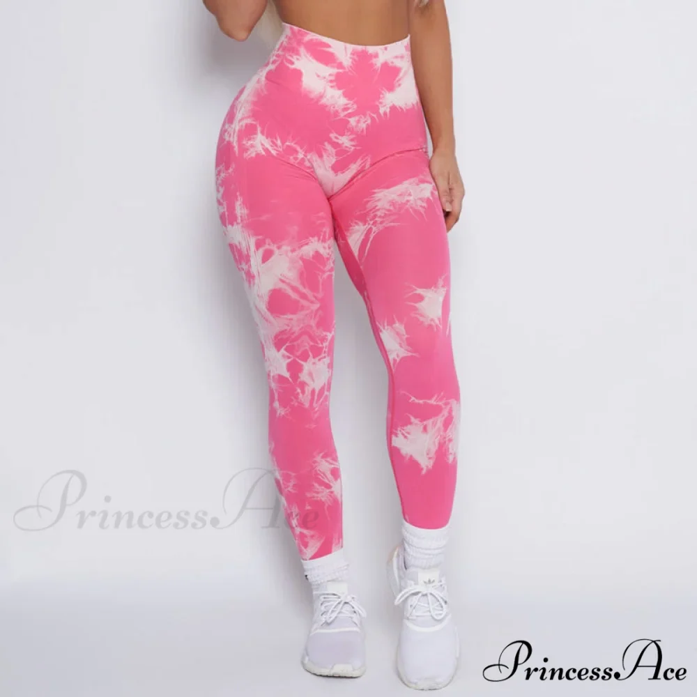 New Lightning Marble Scrunch Butt Leggings - Image 4