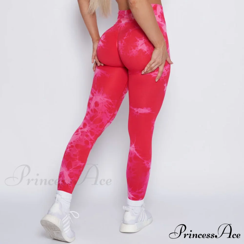 New Lightning Marble Scrunch Butt Leggings - Image 5