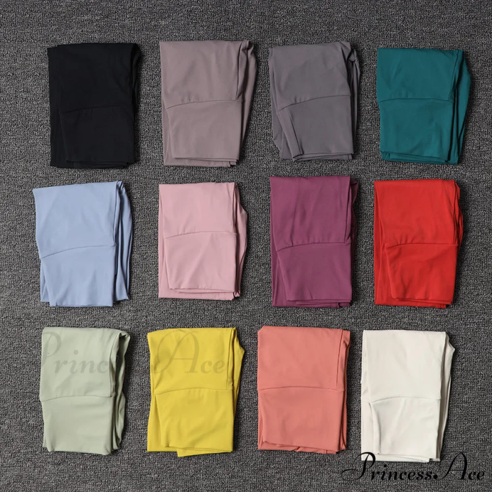 Nylon High Waist Yoga Pants Leggings - Image 5