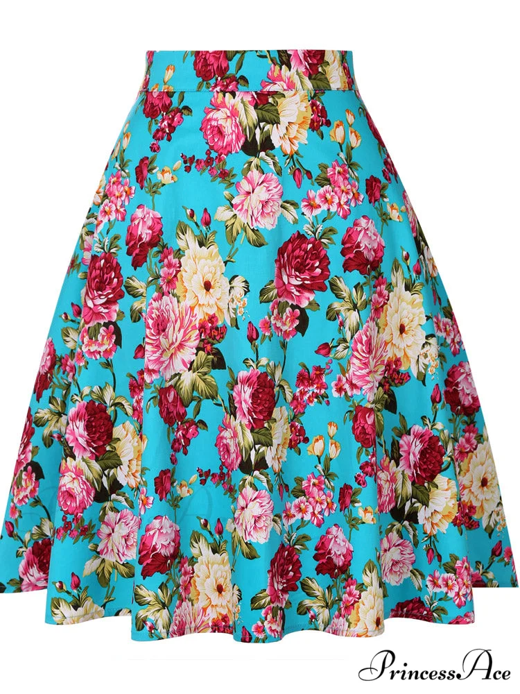 Runway Vintage Rockabilly Midi Skirt - Image 12