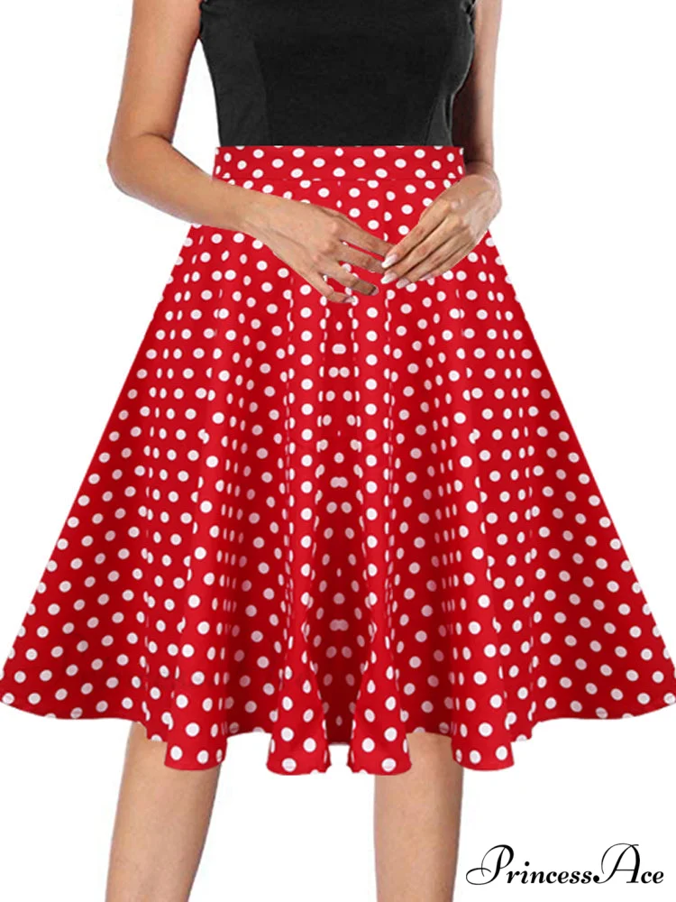 Runway Vintage Rockabilly Midi Skirt - Image 17