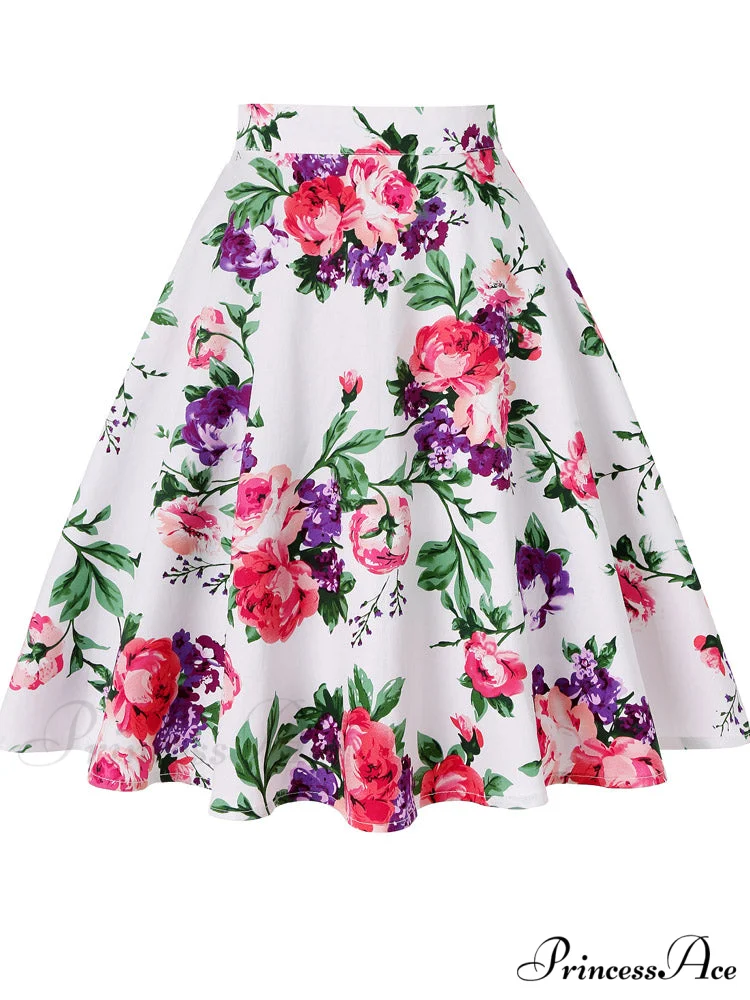 Runway Vintage Rockabilly Midi Skirt - Image 21