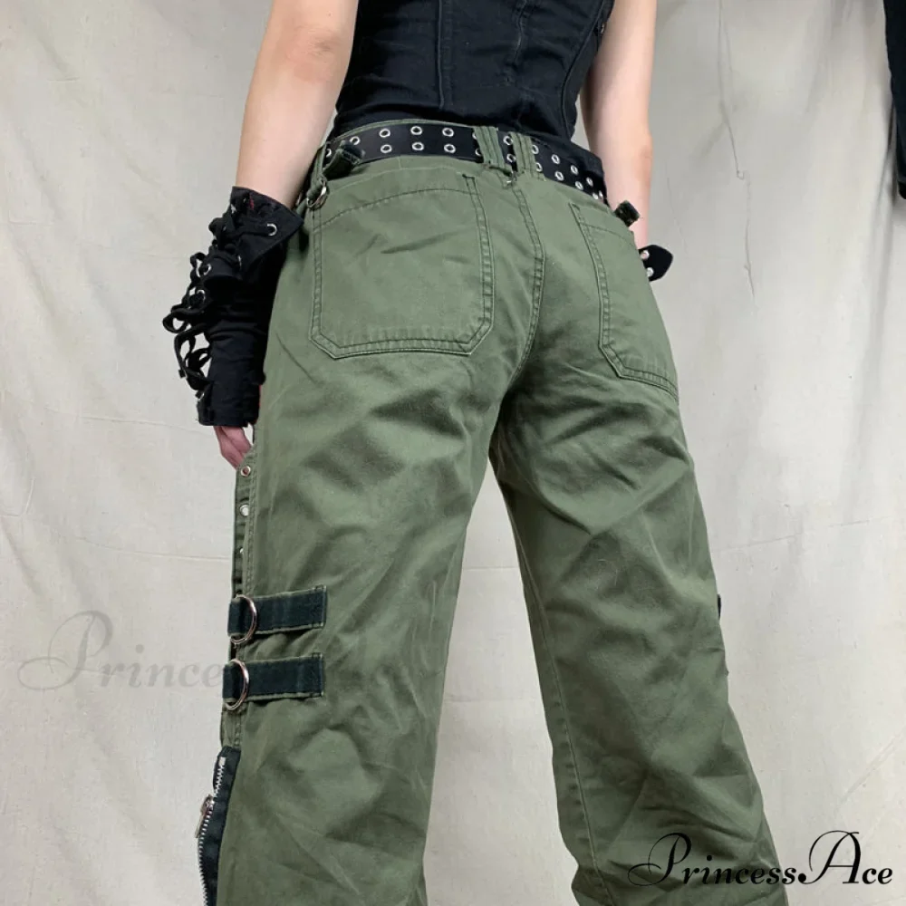 Gothic Punk Baggy Vintage Trousers - Image 3