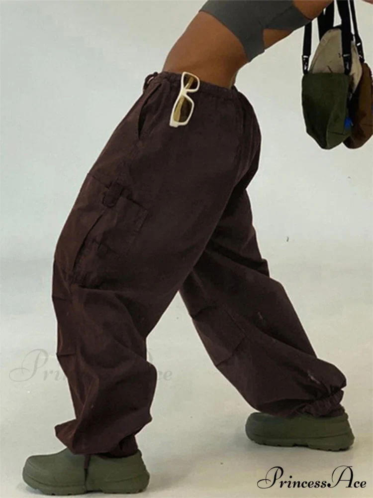 Women Fashion Casual Drawstring y2k Pants - Image 11