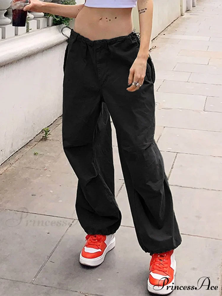 Women Fashion Casual Drawstring y2k Pants - Image 4