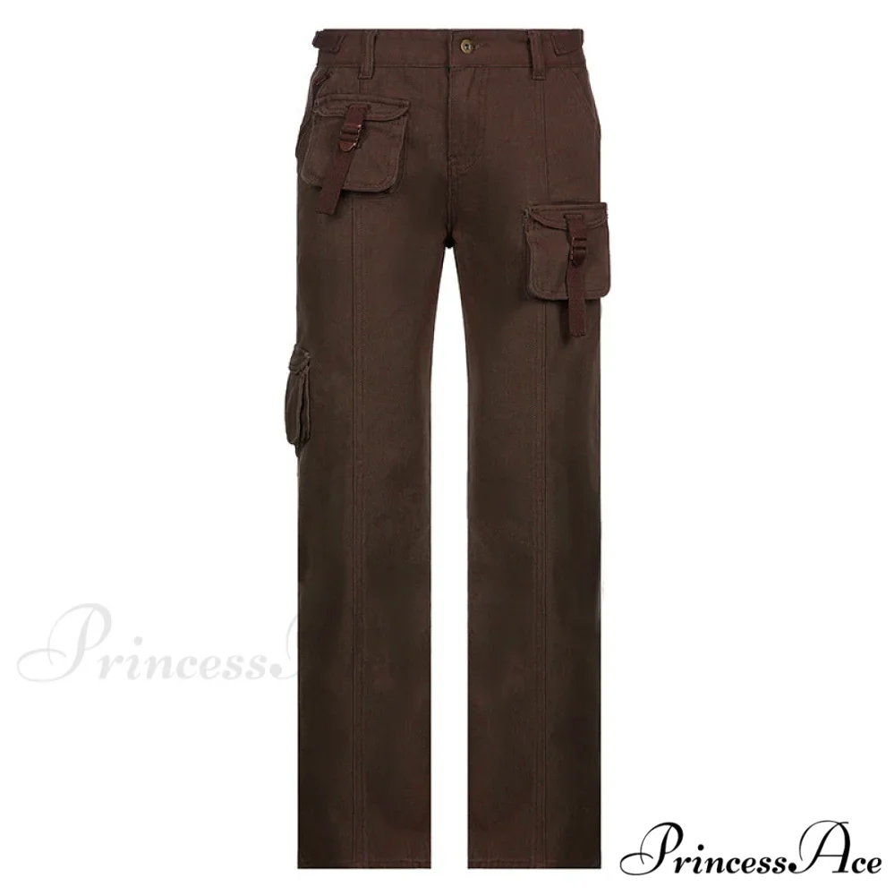 Woman High Waist Baggy Straight Leg Jeans - Image 11
