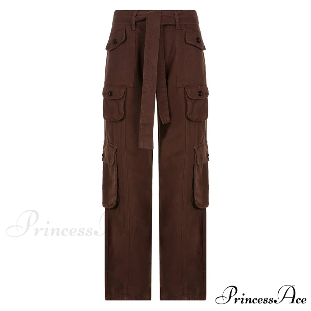 Woman High Waist Baggy Straight Leg Jeans - Image 8