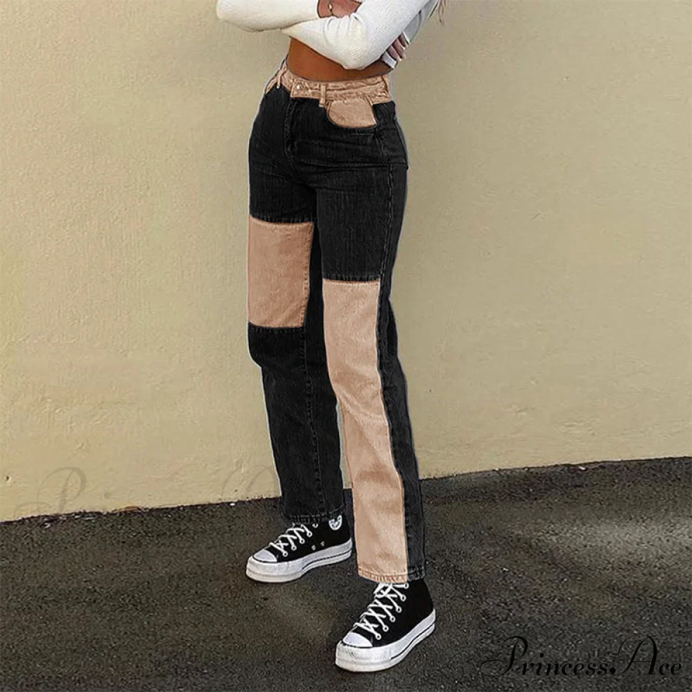 Fashion Patchwork Harajuku Aesthetic Pants - Image 2