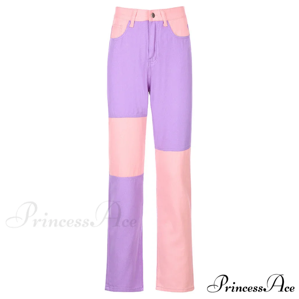 Fashion Patchwork Harajuku Aesthetic Pants - Image 7
