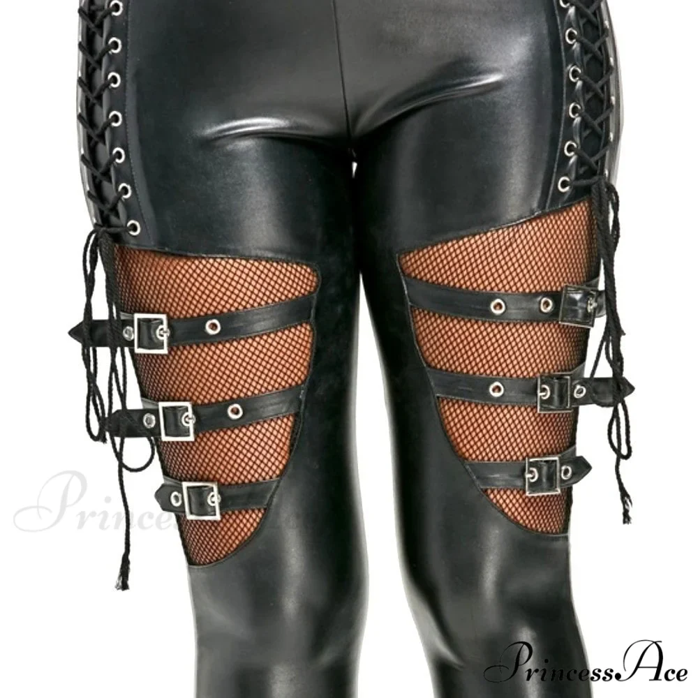 PU Leather Skinny Slim Trouser - Image 4