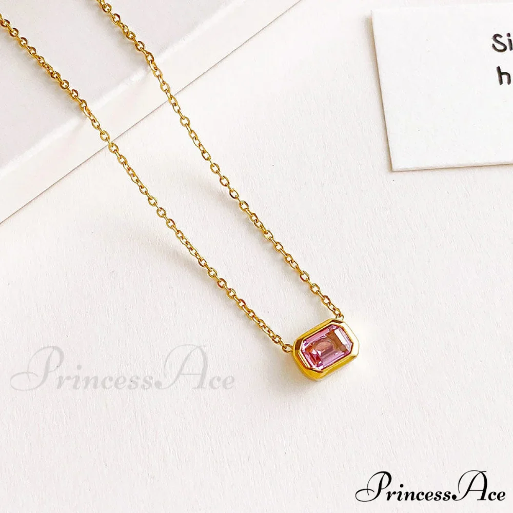 Fashion Delicate All-match Colorful Stone Necklace - Image 7