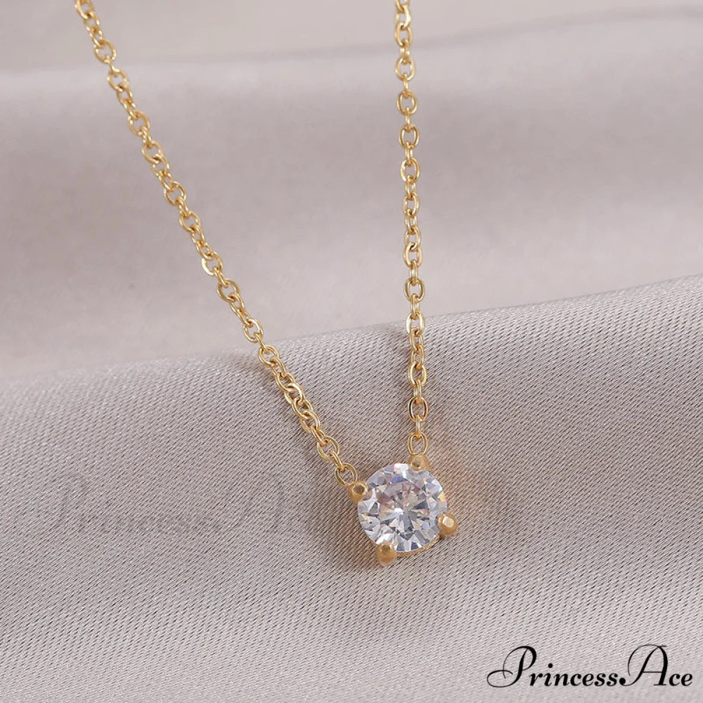 New Arrival Trendy White Diamond Necklaces - Image 2