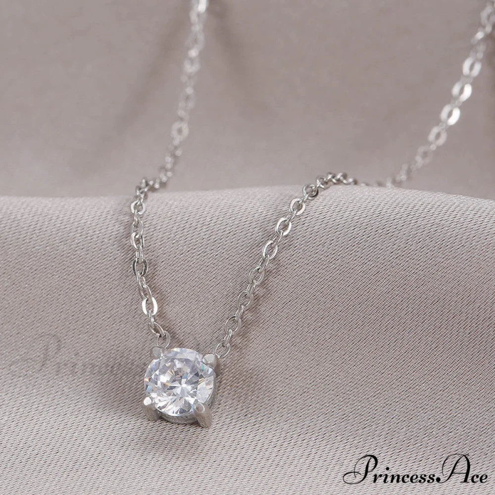New Arrival Trendy White Diamond Necklaces - Image 3