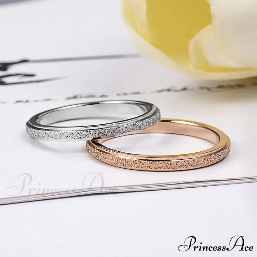 Titanium Steel Minimalist Simple Closed Rings - Image 2