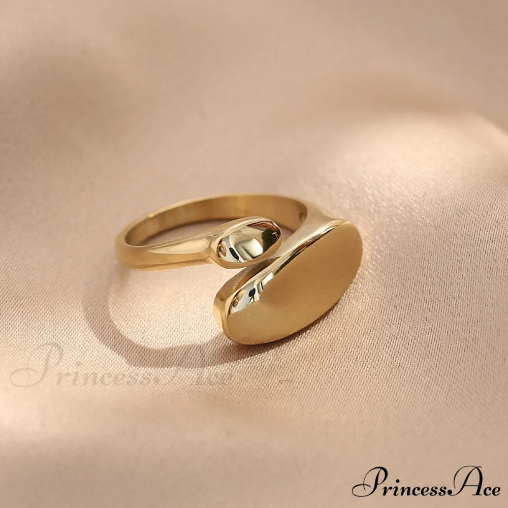 Ins Fashion Minimalist Style Irregular Open Rings - Image 2