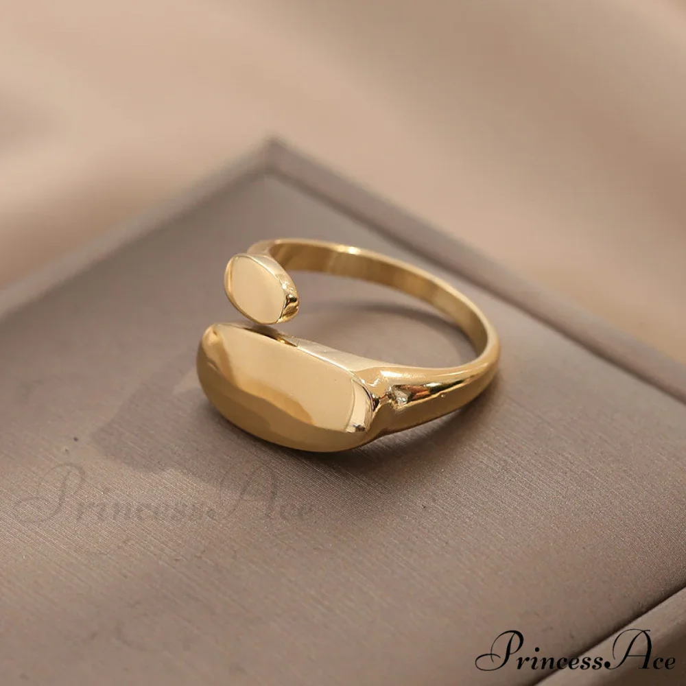 Ins Fashion Minimalist Style Irregular Open Rings - Image 4
