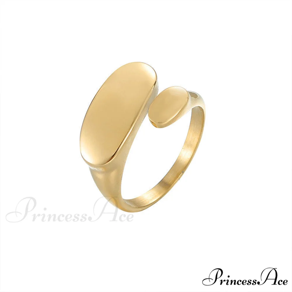 Ins Fashion Minimalist Style Irregular Open Rings - Image 5
