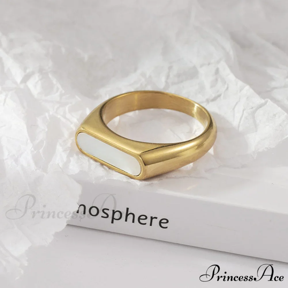Retro Style Stainless Steel Colorful Opal Rings - Image 4