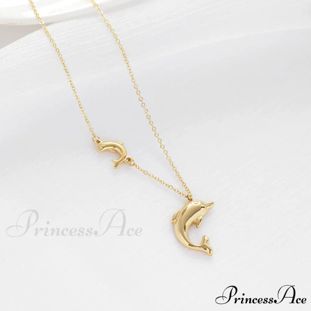 Stainless Steel Dolphin Necklaces - Image 3