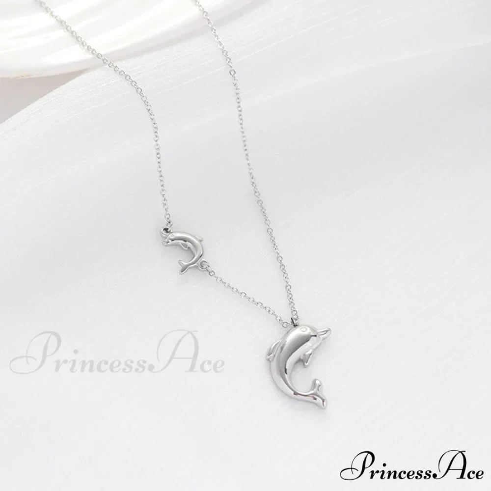 Stainless Steel Dolphin Necklaces - Image 4
