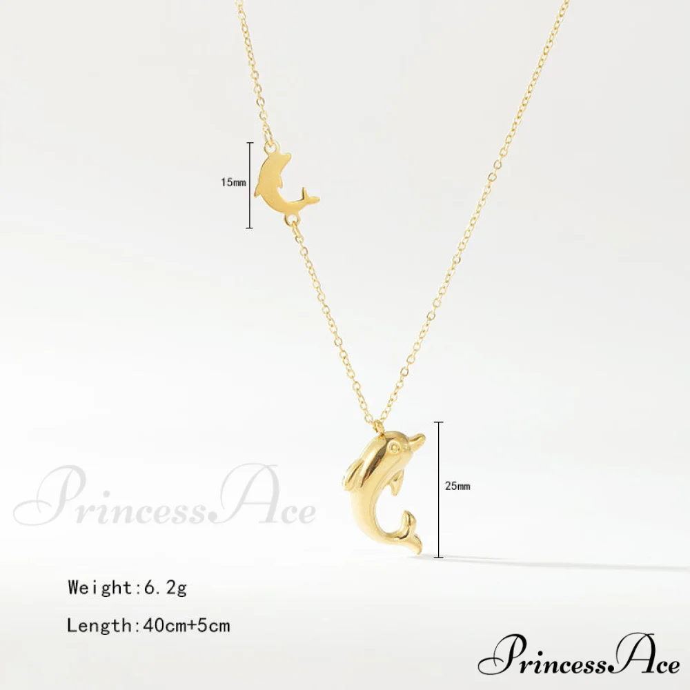Stainless Steel Dolphin Necklaces - Image 5