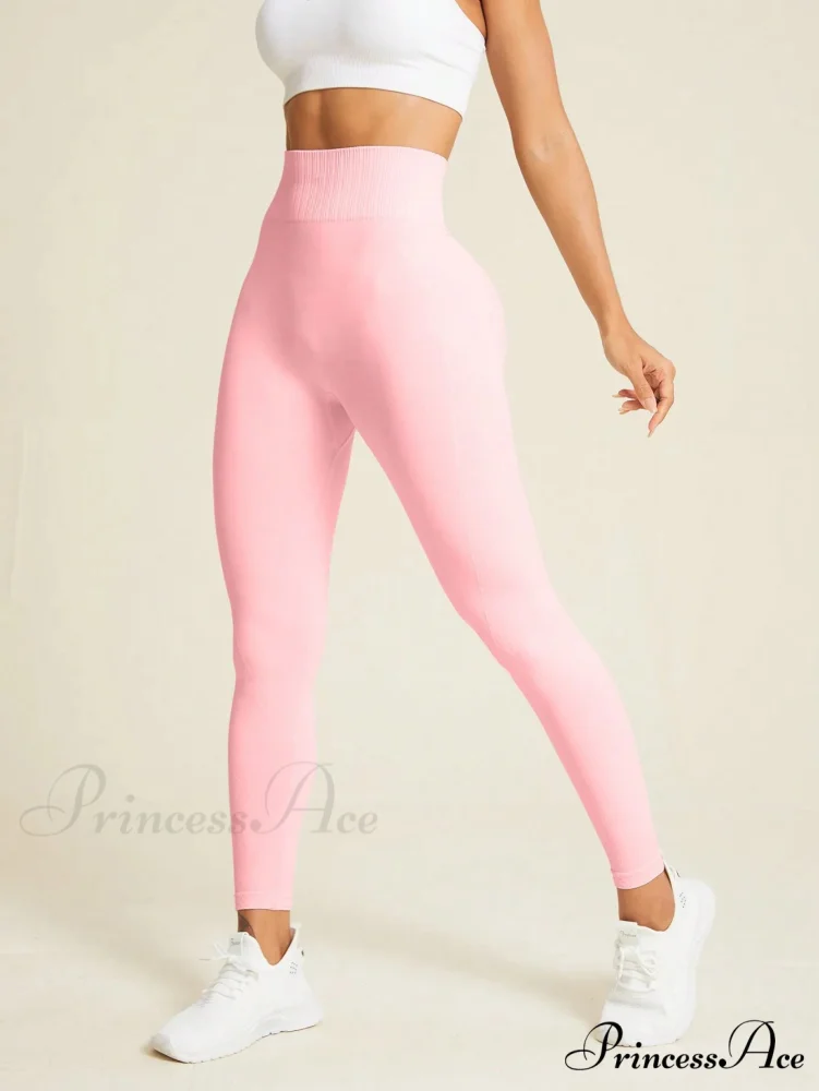 Seamless Yoga Sports Stretchy High Waist Fitness Sports Activewear Leggings - Image 5