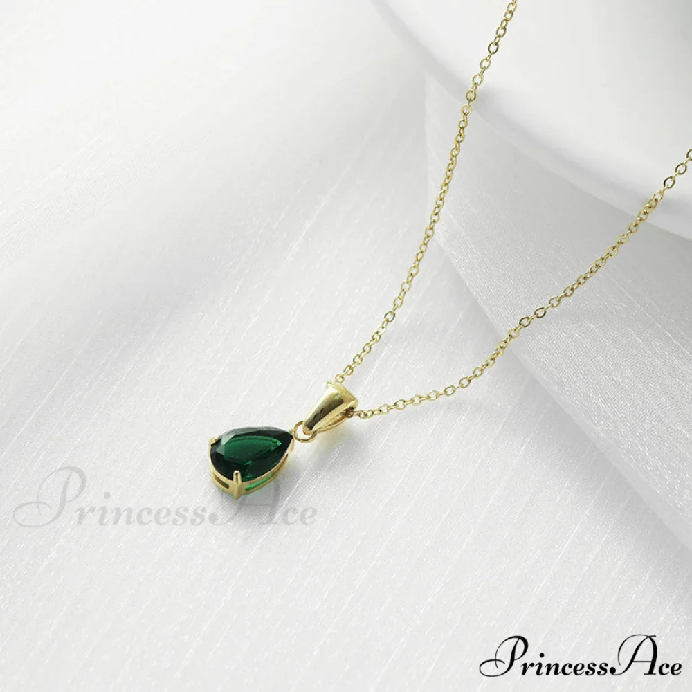 Simple Fashion Stainless Steel Water Drop Pendant Necklace - Image 11