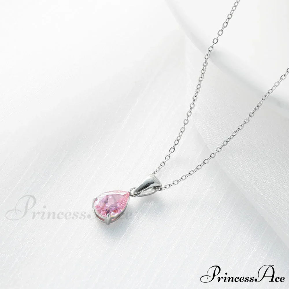 Simple Fashion Stainless Steel Water Drop Pendant Necklace - Image 14