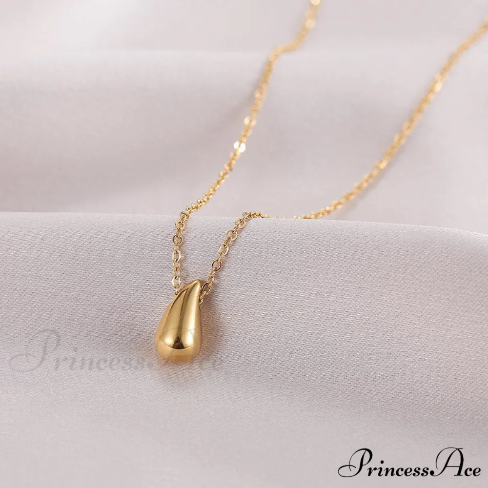Niche Design Drop-shaped Simple High-end Necklace - Image 3