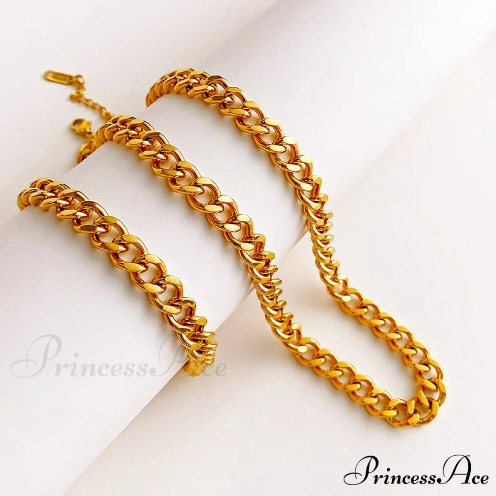 Cuban Chain Retro Style Niche Design Bracelet - Image 3