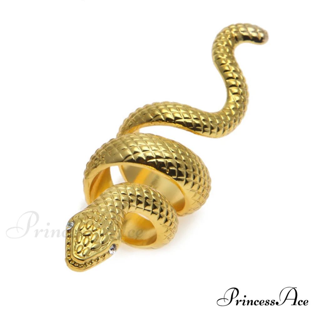 Stylish Exaggerated Metal Snake Ring - Image 2