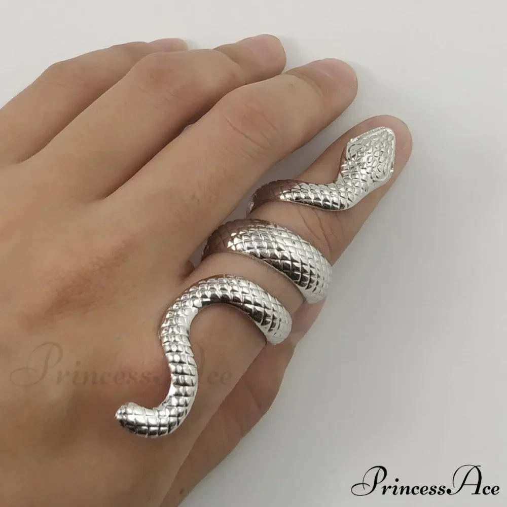 Stylish Exaggerated Metal Snake Ring - Image 5