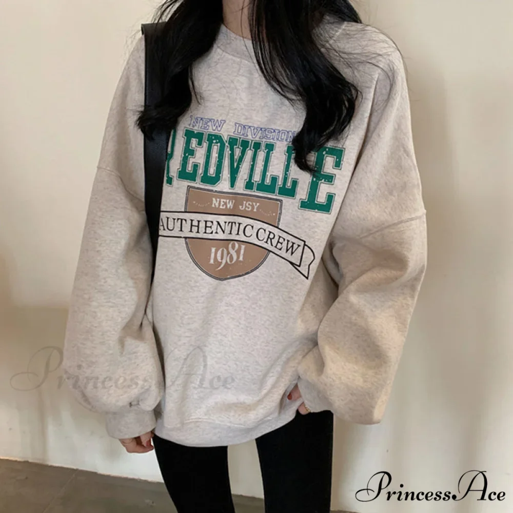 Crewneck Fashion Oversize Hoody Pullover - Image 3