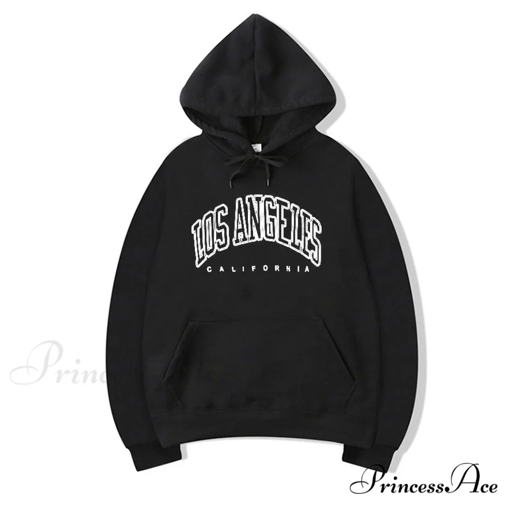 Los Angeles California Print Hoody Pullover - Image 7
