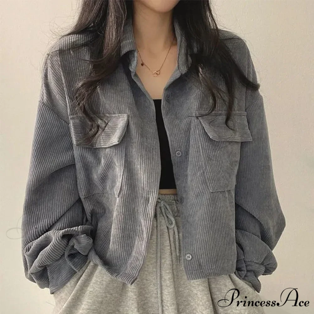 Fashion Casual Comfy Corduroy Jacket - Image 2
