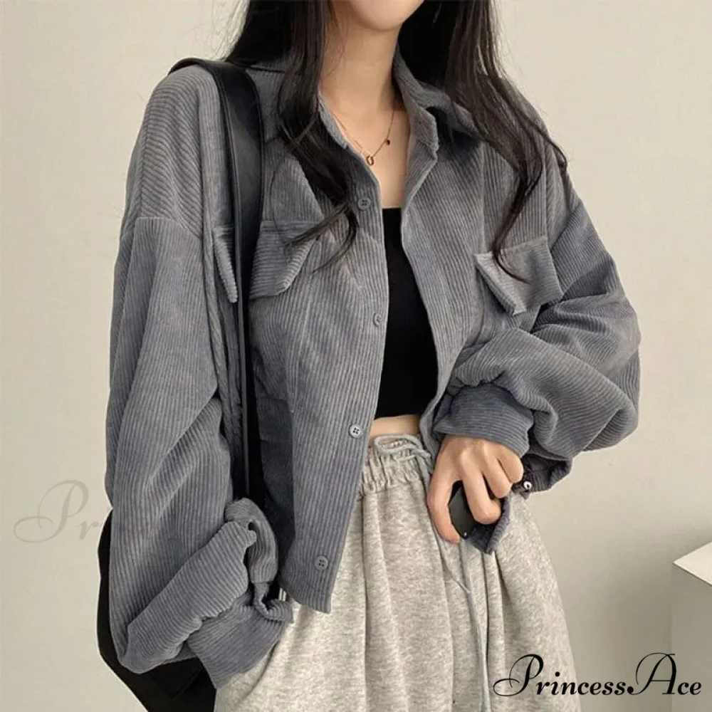 Fashion Casual Comfy Corduroy Jacket - Image 4