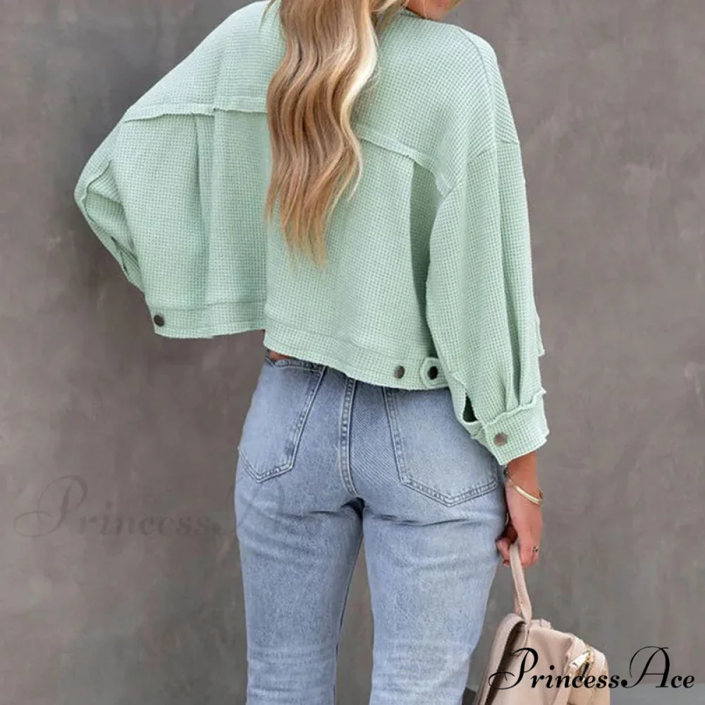 Simple Casual Mini Short Jacket - Image 3