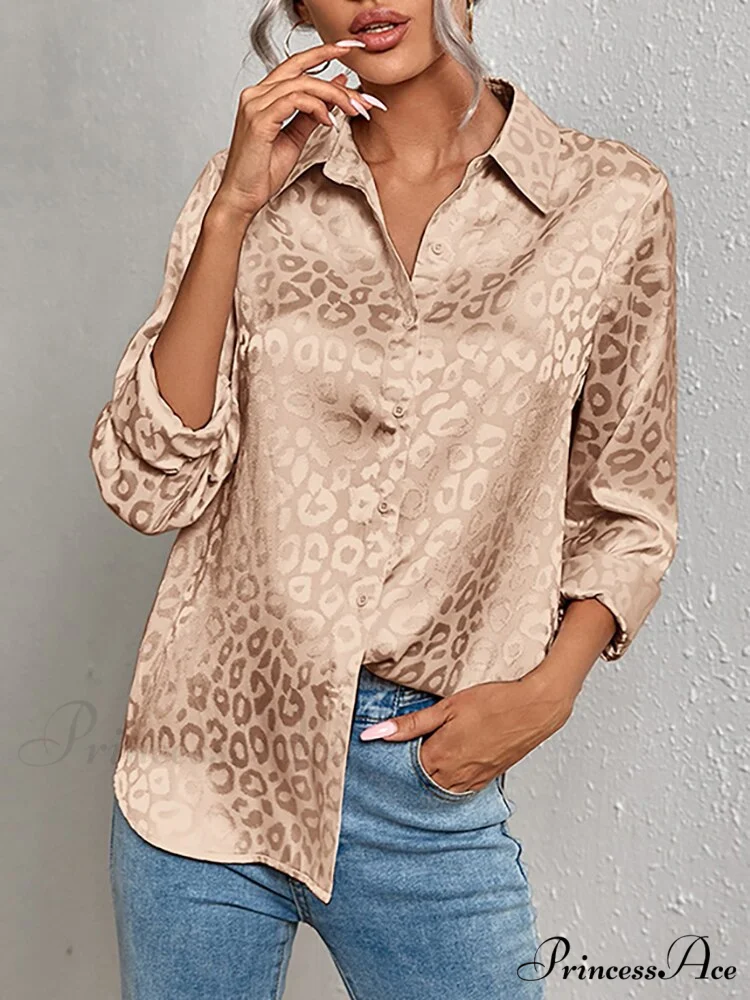 Leopard Print Luxury Blouse - Image 2