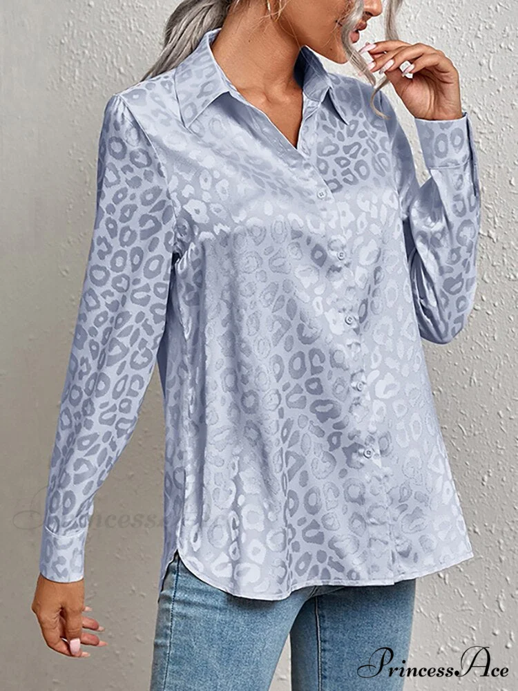 Leopard Print Luxury Blouse - Image 3