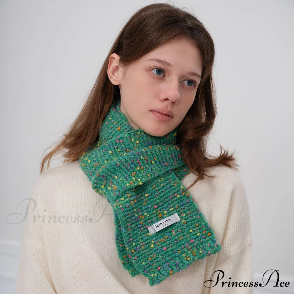 Unique Elegant Fashionable Cozy Warm Multi-color Stylish Modern Scarf - Image 2