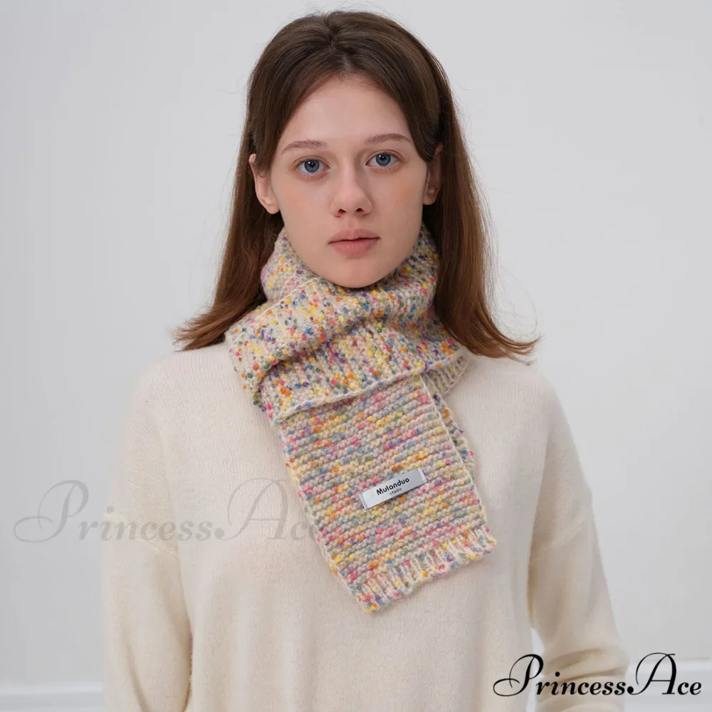 Unique Elegant Fashionable Cozy Warm Multi-color Stylish Modern Scarf - Image 4