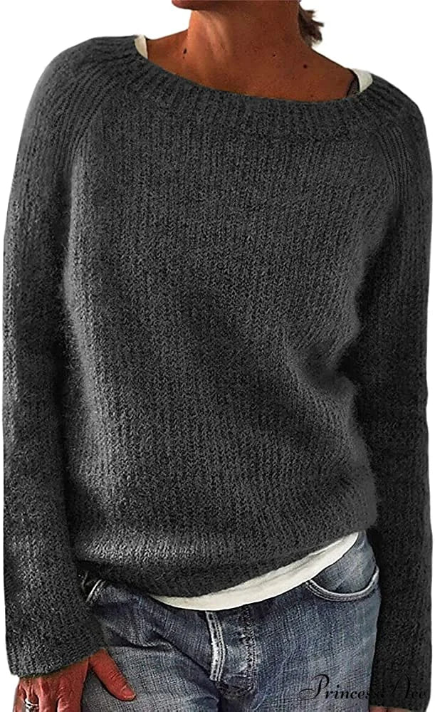 Women Winter Loose Casual Pullover Knit Sweater - Image 12