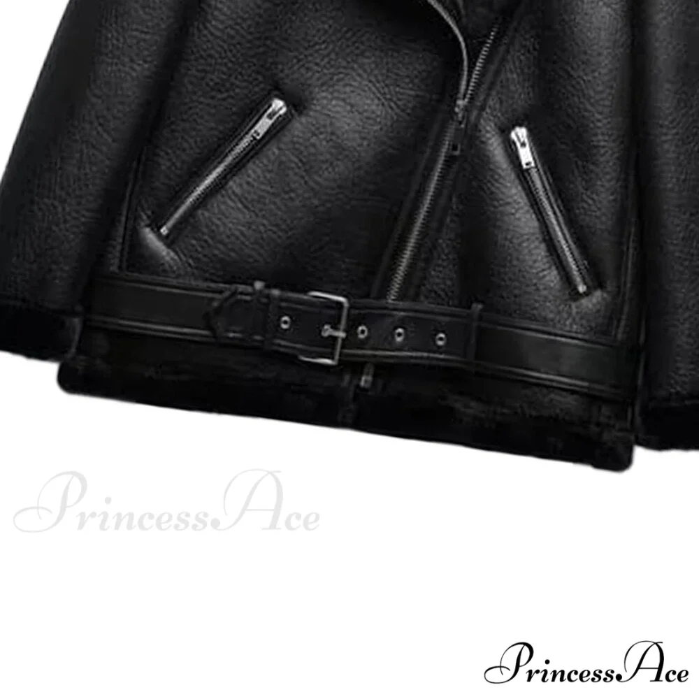 New Faux Leather Double Sided Coat - Image 6