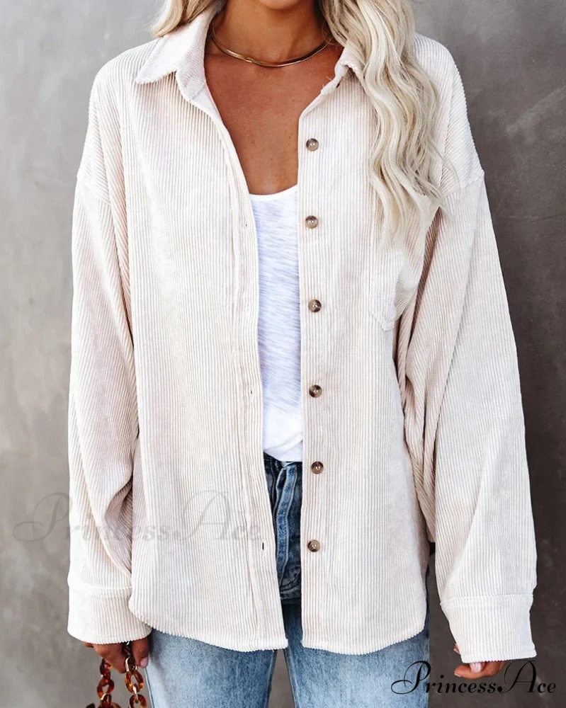 Corduroy Tunic Ladies Coats - Image 8