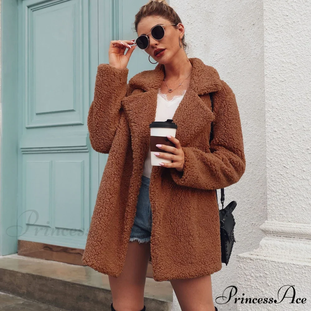 Soft Fur Fashion Plush Coat - Image 2