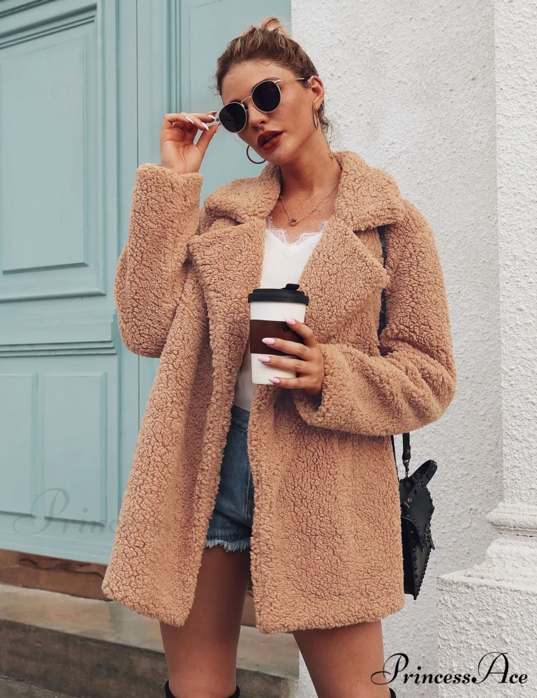 Soft Fur Fashion Plush Coat - Image 5