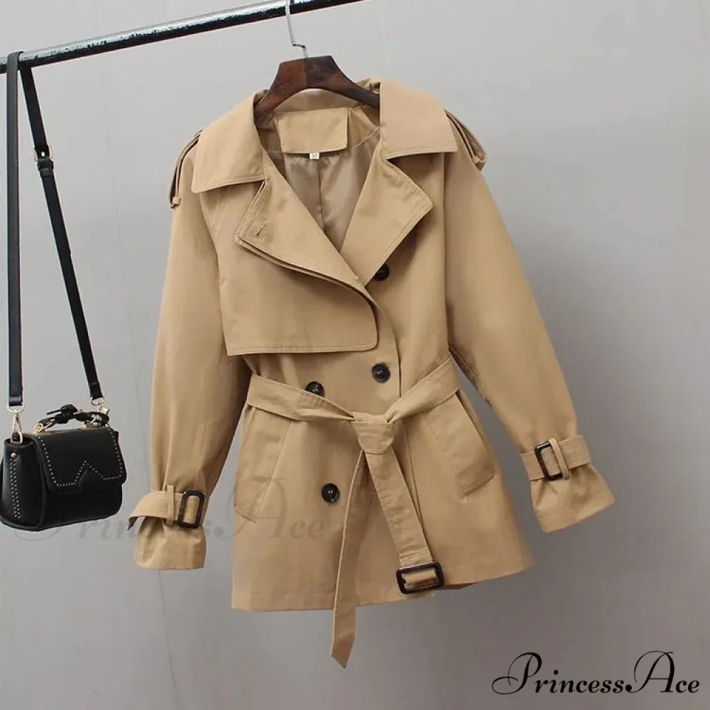 Temperament Windbreaker Trench Coat - Image 2